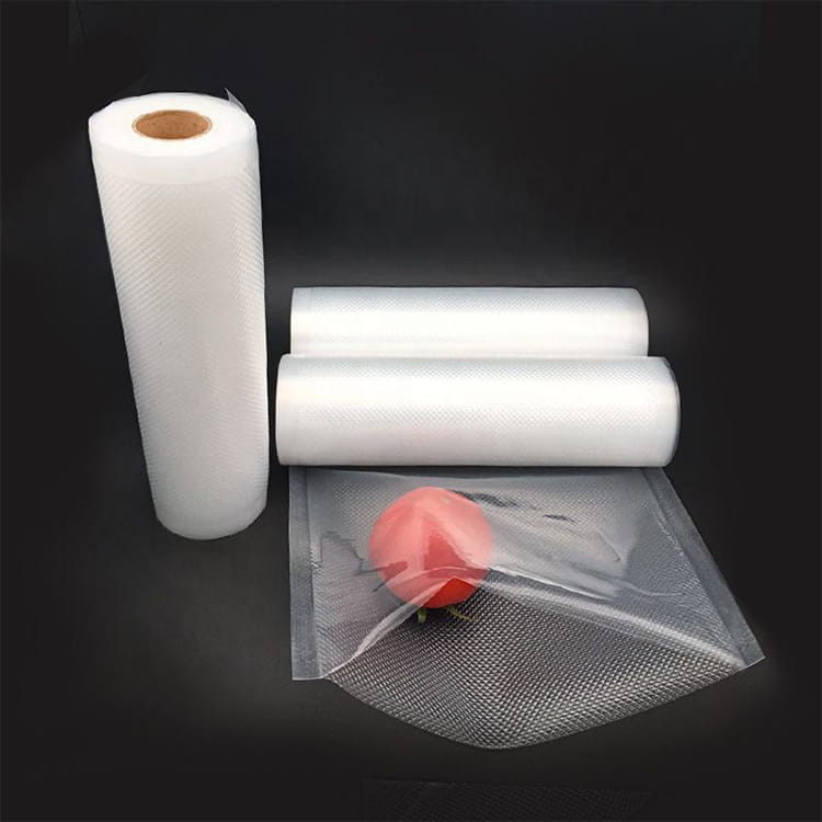 Rouleaux de scellage sous vide texturés robustes pour le stockage des aliments
