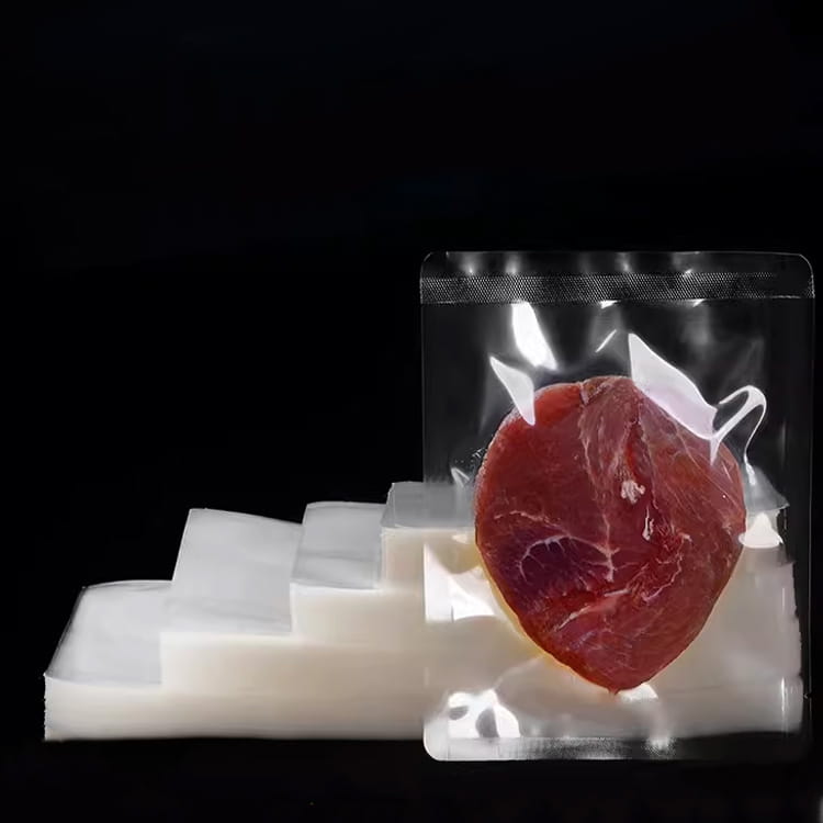 Sac de scellage sous vide composite PE/PA à haute barrière pour aliments frais