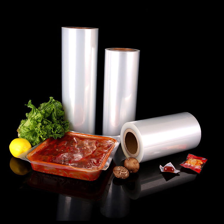 Film plastique congelé co-extrudé multicouche hautement transparent à haute barrière